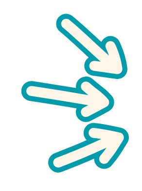Three graphic arrows pointing to the right direction.
